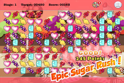 A Sweet Pop and Match Candies Game MX screenshot 2