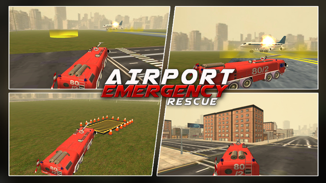 【免費遊戲App】Airport Fire Truck Rescue 3D: Emergency Help Squad-APP點子