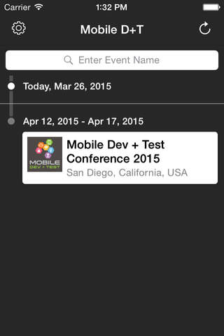 Mobile Dev + Test 2015 screenshot 2