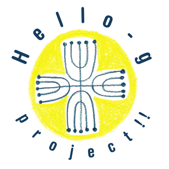 Hello-g project!! official application LOGO-APP點子