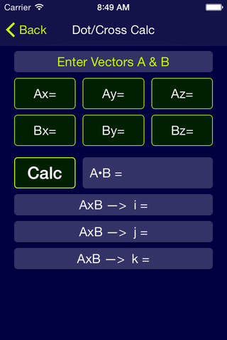 shOORTcuts Vector Calculus screenshot 2