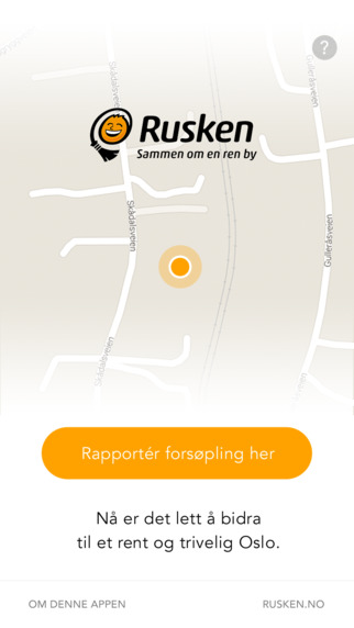 Rusken — Hold Oslo rent med mobilen