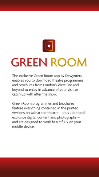Green Room - West End theatre programmes