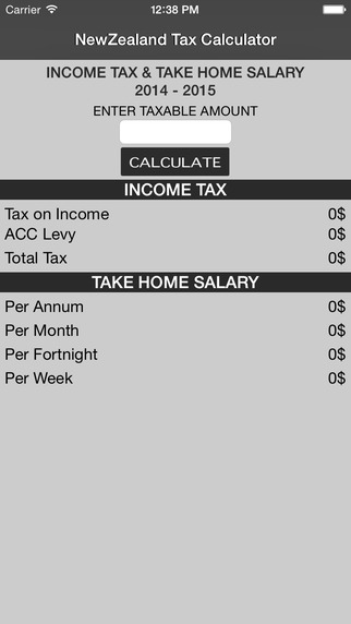 NewZealand Tax Calculator