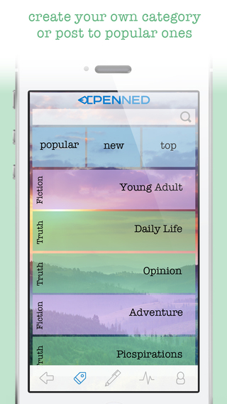 【免費書籍App】Penned - read, write & share stories-APP點子