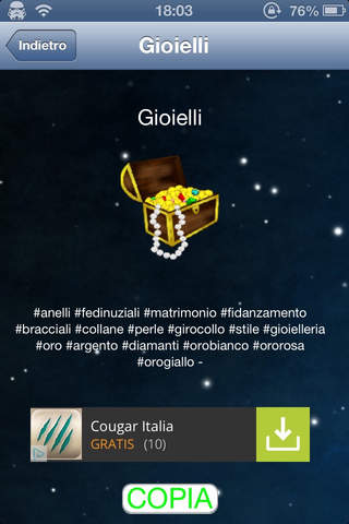 Hashtags Italiani screenshot 4