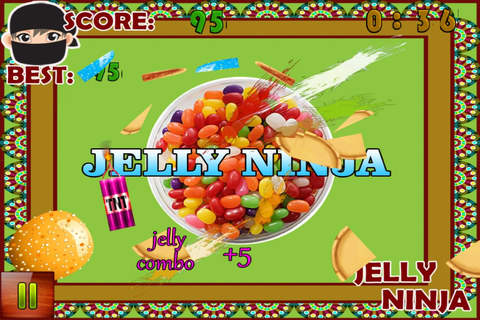 Jelly Ninja - Don't Be Clumsy And Splash The Fruit Bombs! screenshot 2
