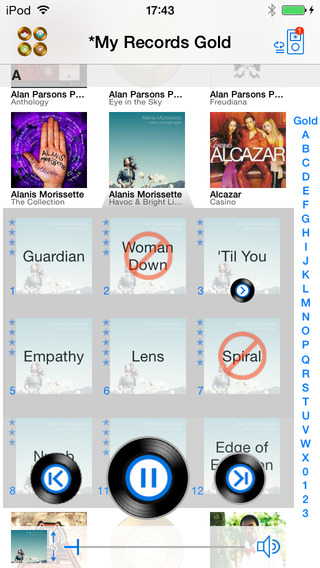 My Records Gold - Music Player Playlist Manager