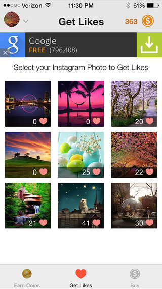 【免費社交App】Increase Likes for Instagram-APP點子