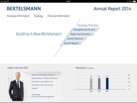 Bertelsmann Annual Report 2014