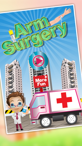 Arm Surgery - Doctor care and hand surgeon game