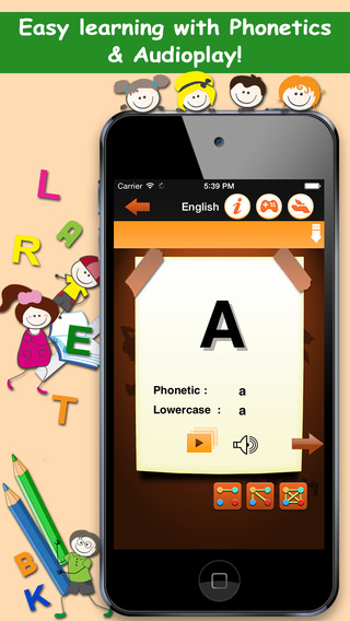 【免費教育App】LingoDiction: Alphabet Flashcard Games, Phonics & Pronunciation (Japanese,Chinese,Hindi,Korean,Malay & more)-APP點子