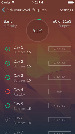 Burpees - 30 Days Workout Plan