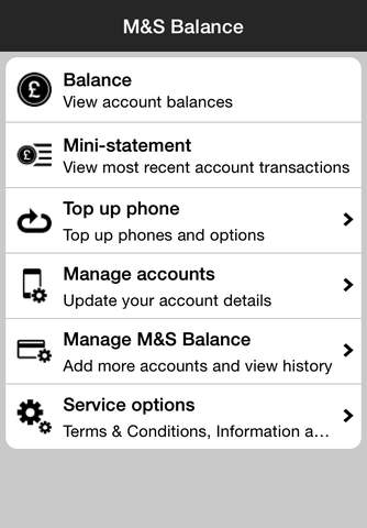 M&S Banking screenshot 2