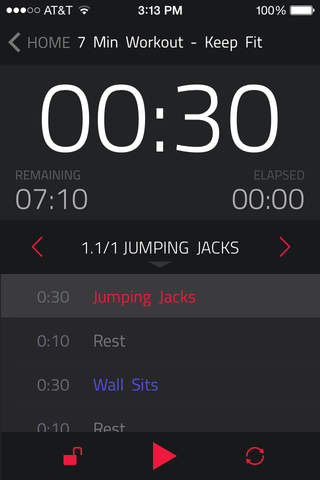 Exact Fitness Timer Pro: Reach Strength, Health and Bodyweight Goals with HiiT Interval Training and Stopwatch. screenshot 2