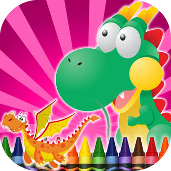 Coloring Book Dragons LOGO-APP點子