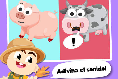 Baby Tommy Farm Animals Cartoon - Barn and farm animal puzzles screenshot 4