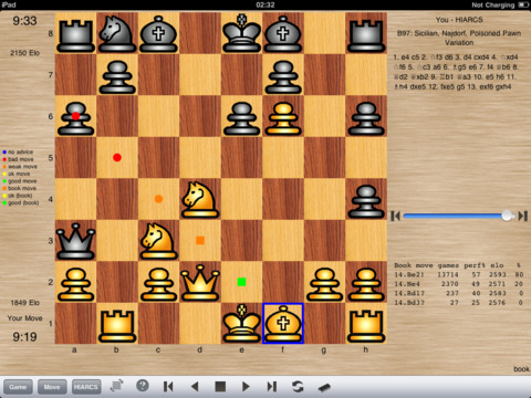 HIARCS Chess for iPad screenshot 3