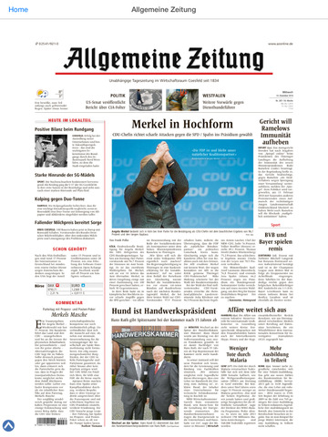 【免費新聞App】Allgemeine Zeitung Coesfeld e-Paper-APP點子