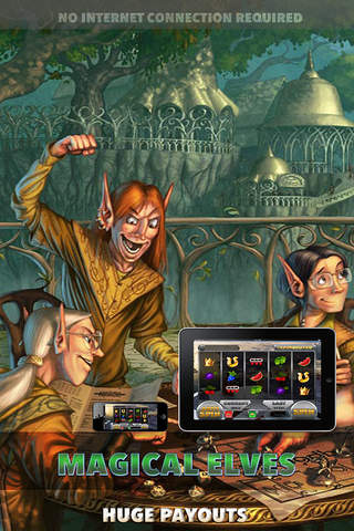 Magical Elves Slots - FREE Las Vegas Casino Premium Edition screenshot 2