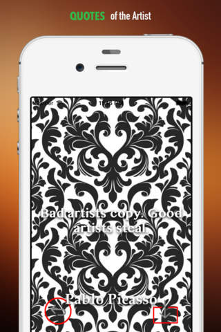Damask Print Wallpapers HD: Quotes Backgrounds Creator with Best Designs and Patterns screenshot 4