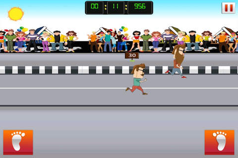 ` Hipster Race Running Battle Competition Games Work-out Free Fun screenshot 4