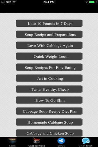 Cabbage Soup Recipes and Diet screenshot 3