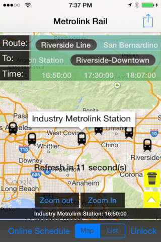 My Metrolink Edition Instant Route and Stop Finder - Trip Planner screenshot 2