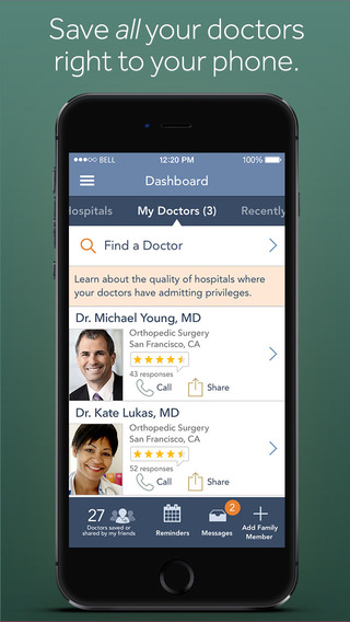 【免費健康App】Healthgrades: The Right Doctors and Hospitals, Right at Your Fingertips-APP點子