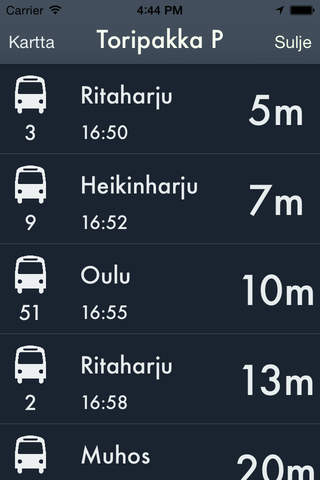 Oulun Bussipysäkit screenshot 4