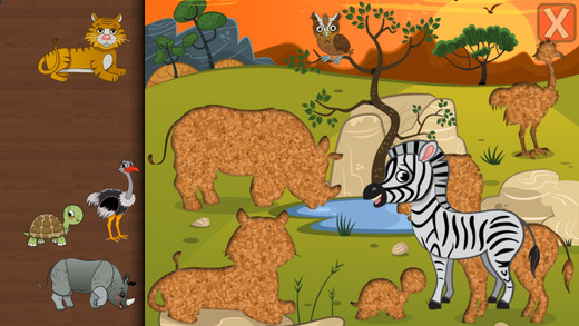 【免費教育App】Animal Puzzles for Kids - Educational Edition-APP點子