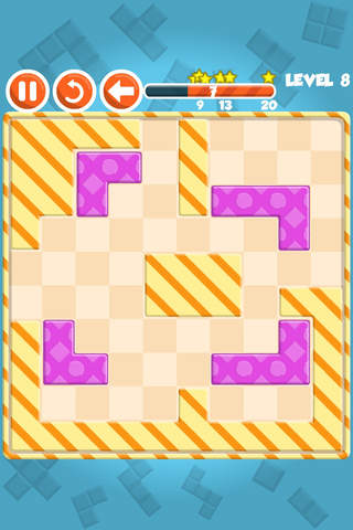 Slide The Block Together Puzzle - Geometry Connect With "Tetris Version" screenshot 2