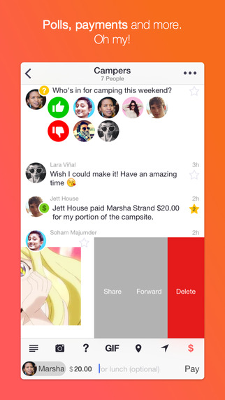 【免費社交App】Dasher Messenger - GIF messaging, group chat, rich location sharing and more.-APP點子