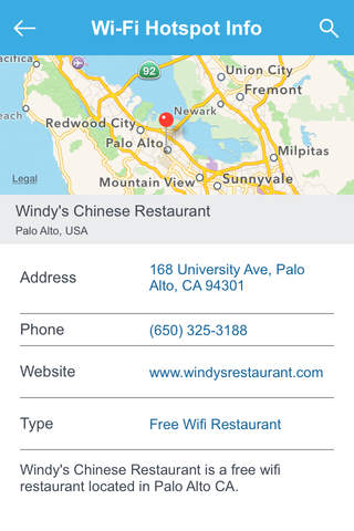 Palo Alto Free Wi-Fi Hotspots screenshot 3