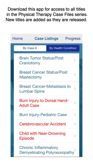 【免費醫療App】Physical Therapy Case Files Series - Evidence Based Clinical Cases & Case Studies, Review for NPTE Exams, McGraw-Hill Medical-APP點子