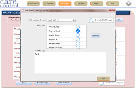 Care Control Web Portal screenshot 4