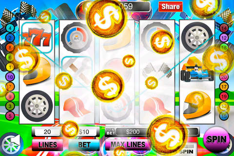 Racing Casino Turbo Slots World Jackpot - Tour Auto Race Free Casino Championship Tunning Slot Machine HD Games Version screenshot 3