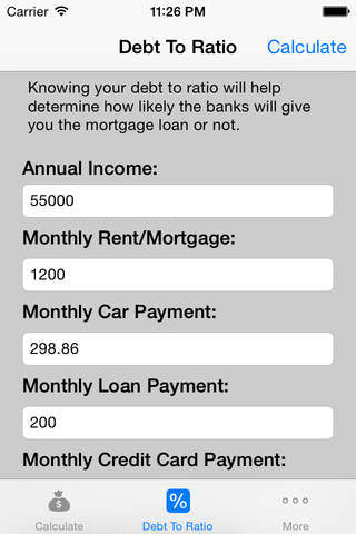 Mortgage Debt Calculator screenshot 4