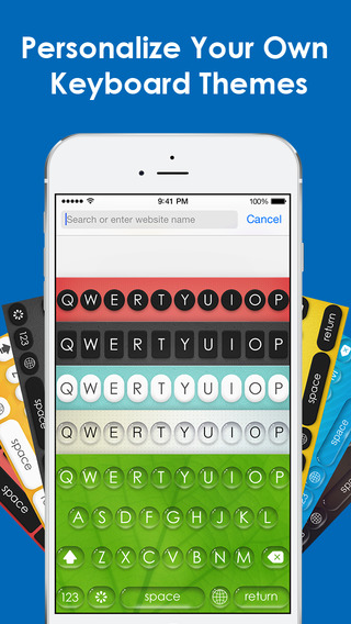 ColorKey - Color keyboard with new customized skins and themes