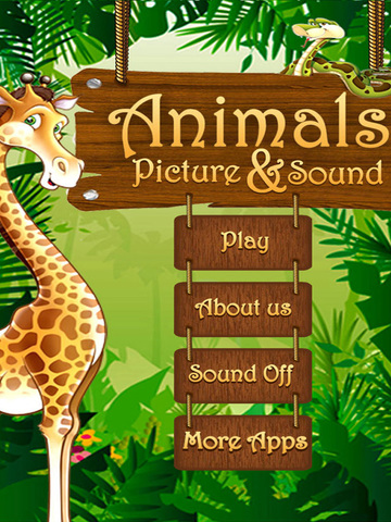 Animals Picture & Sound For iPad Pro screenshot 2