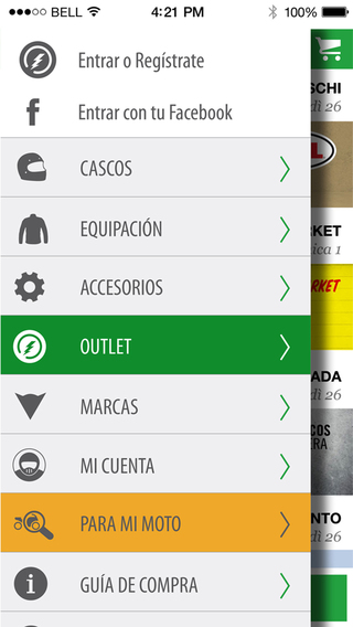 Captura de pantalla del iPhone 4