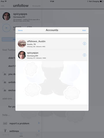 【免費社交App】unfollow for Twitter-APP點子