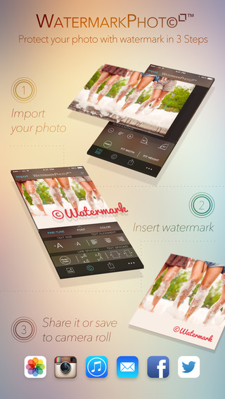Watermark Photo Square Free - Watermarking Picture App for Instagram