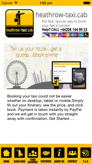 【免費旅遊App】Heathrow Taxi Cab-APP點子