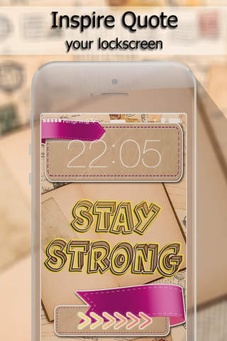 Lock Screen Vintage : The Wallpapers Effects Quotes and Calendar Fashion screenshot 3
