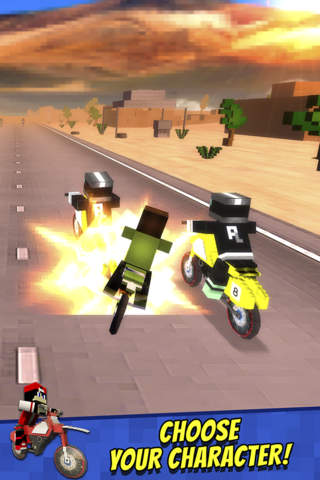 Dirtbike Survival - Block Motorcycles Racing Game For Mine Fans screenshot 3