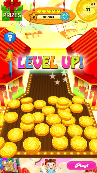 【免費遊戲App】Candy Party Coin Pusher 3D-APP點子