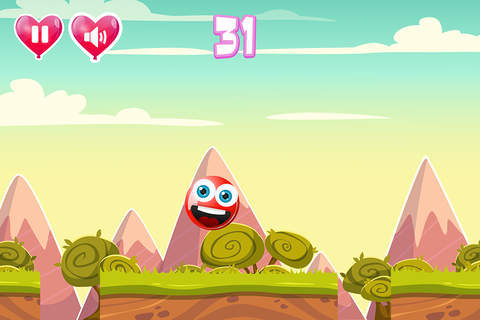 A St. Valentine Bounce - Balls of Heart Dash and Roll Free screenshot 4