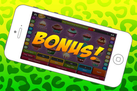 Fortune Cupcake Slots HD Free - A Fun and Exciting Game for Fortune Hunters screenshot 3