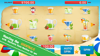 A Puzzle Wheel of Beach Cocktails Free - Slots Machine Simulator